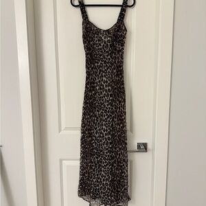 Realisation Par Leopard Print Maxi Dress